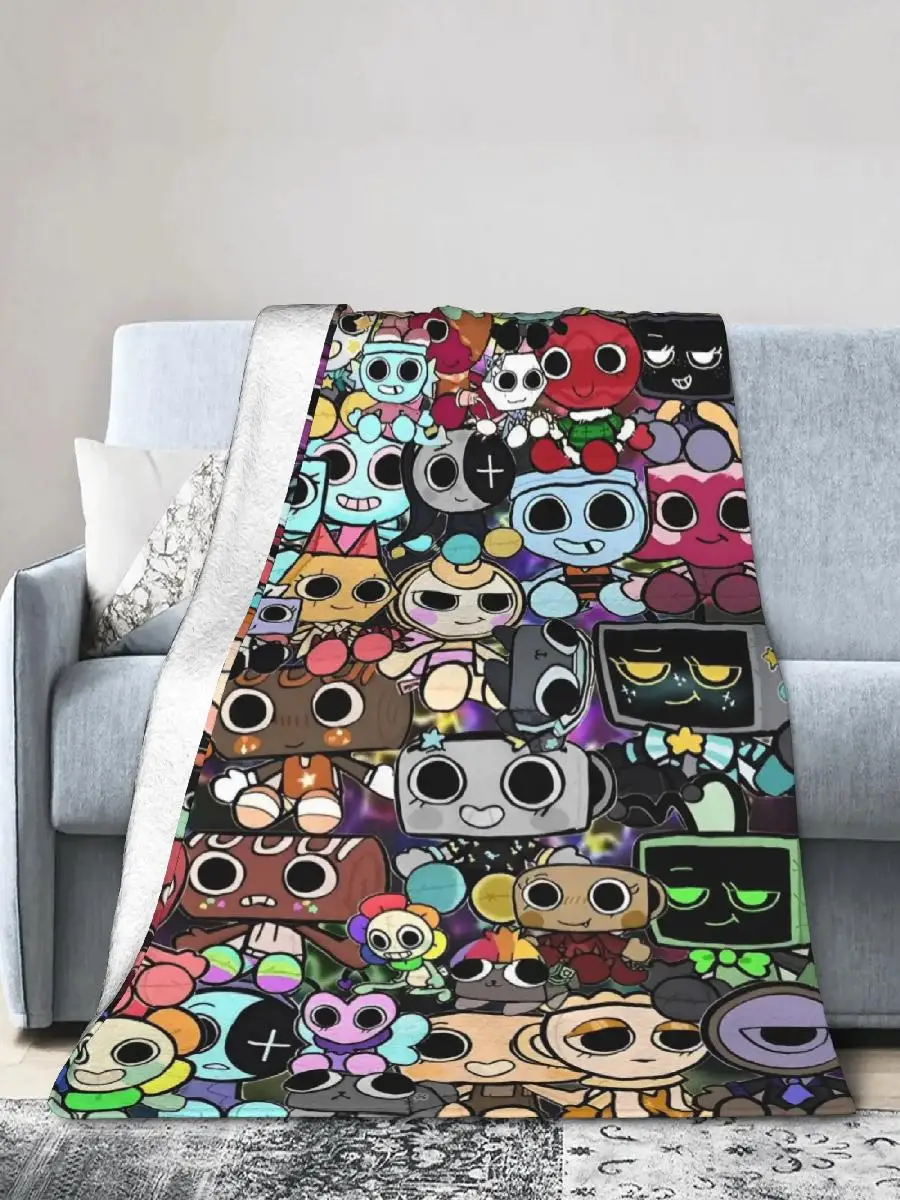 Super Soft Knitted Throw Blankets for Bedding Couch Bedspread  Dandys World Vee Shelly Goob Gigi Fleece Cartoon