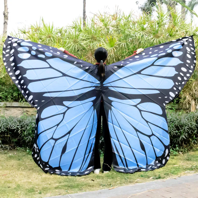 Belly Dance Butterfly Wings Kids Women Adult Belly Dance Butterfly Wings Performance Costume Props Isis Butterfly Colorful Wing