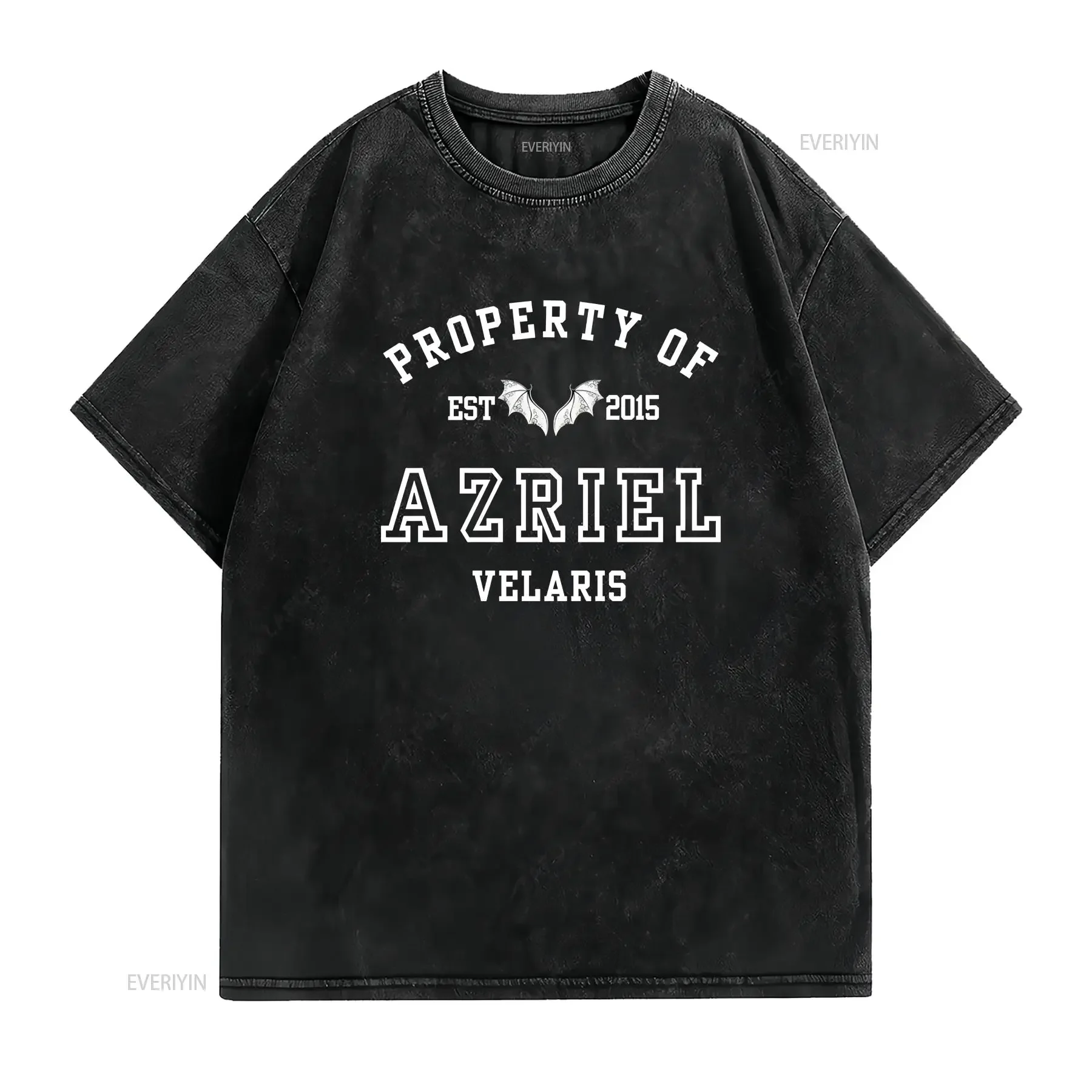 ACOTAR Azriel Property Of the Batboys Spymaster Night Court T shirt Maasiverse Merch Classic Velaris Crewneck vintage Washed