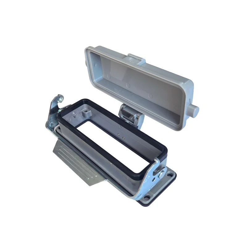 Housing of 24 Pins Core Rectangular Heavy Duty Connectors with Cap，Applicable to HDC-HE-024 Waterproof Connector