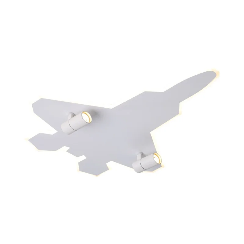 New Aircraft Lights Children\'s Homeowners Lights Boys Bedroom Lights Creative Eye Protection Boys Ceiling Lights Cartoon Lights