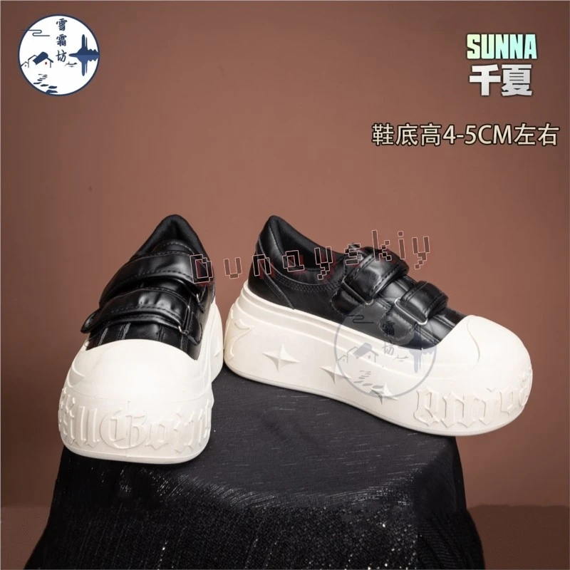 Zenless Zone Zero Sunna Cosplay Shoes Afternoon Tea Break Party Anime Game Roleplay Outfit Female Thick Sole Height Increasing view 3