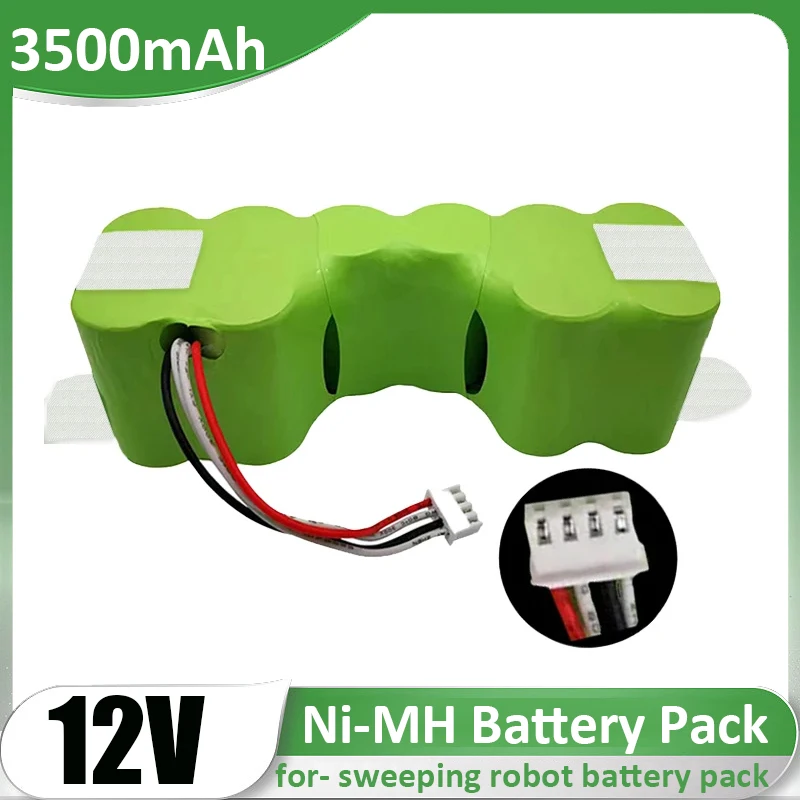 Аккумуляторная батарея для робота NIMH Ecovacs DE33 DD35 DE55 DE5G DM88 DG710 DG716 Deebot OZMO 6800 610 901, 12 В, 902 мАч Аккумуляторная батарея для робота NIMH Ecovacs DE33 DD35 DE55 DE5G DM88 DG710 DG716 Deebot OZMO 6800 610 901, 12 В, 902 мАч