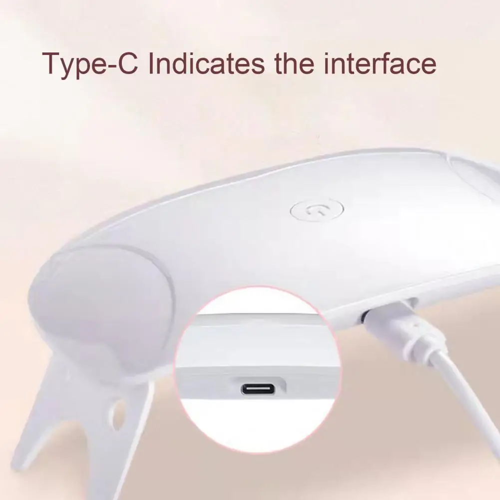 Nail Uv Lamp Nail Glue Curing Lamp Portable Uv Nail Lamp Quick Safe Gel Polish Dryer with Timer Setting for Salon-quality