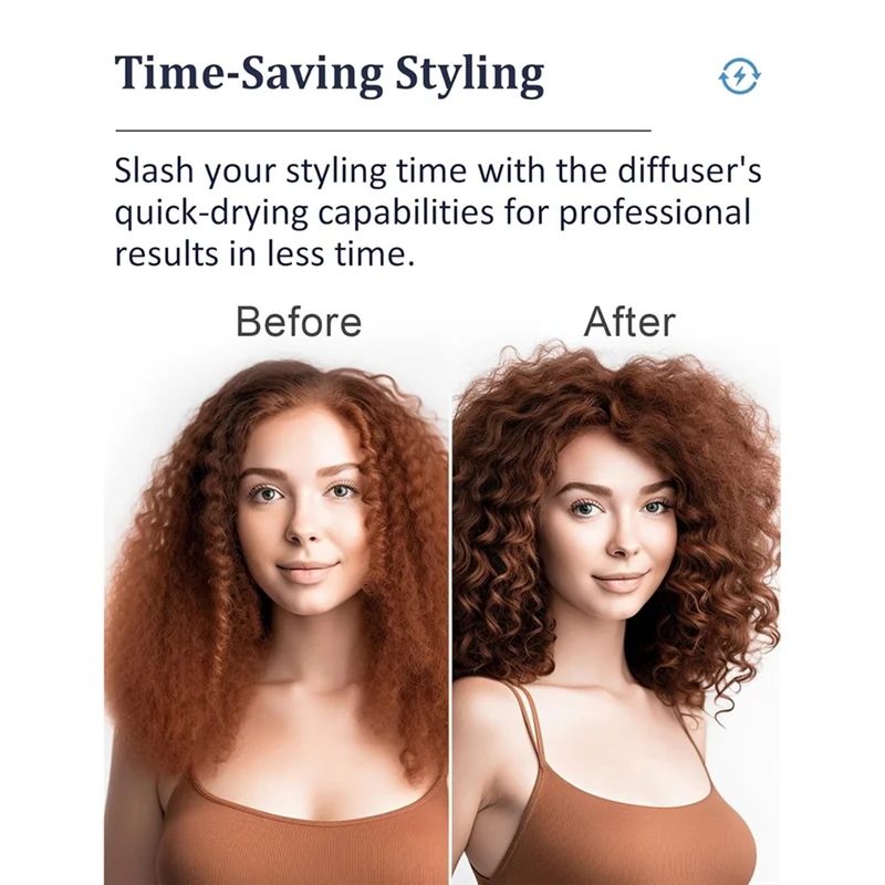 A47F-Diffuser Attachment For Shark Flexstyle Hair Dryer Styling Tool For Wavy Curly Coily Hair Enhance Natural Curls Tool