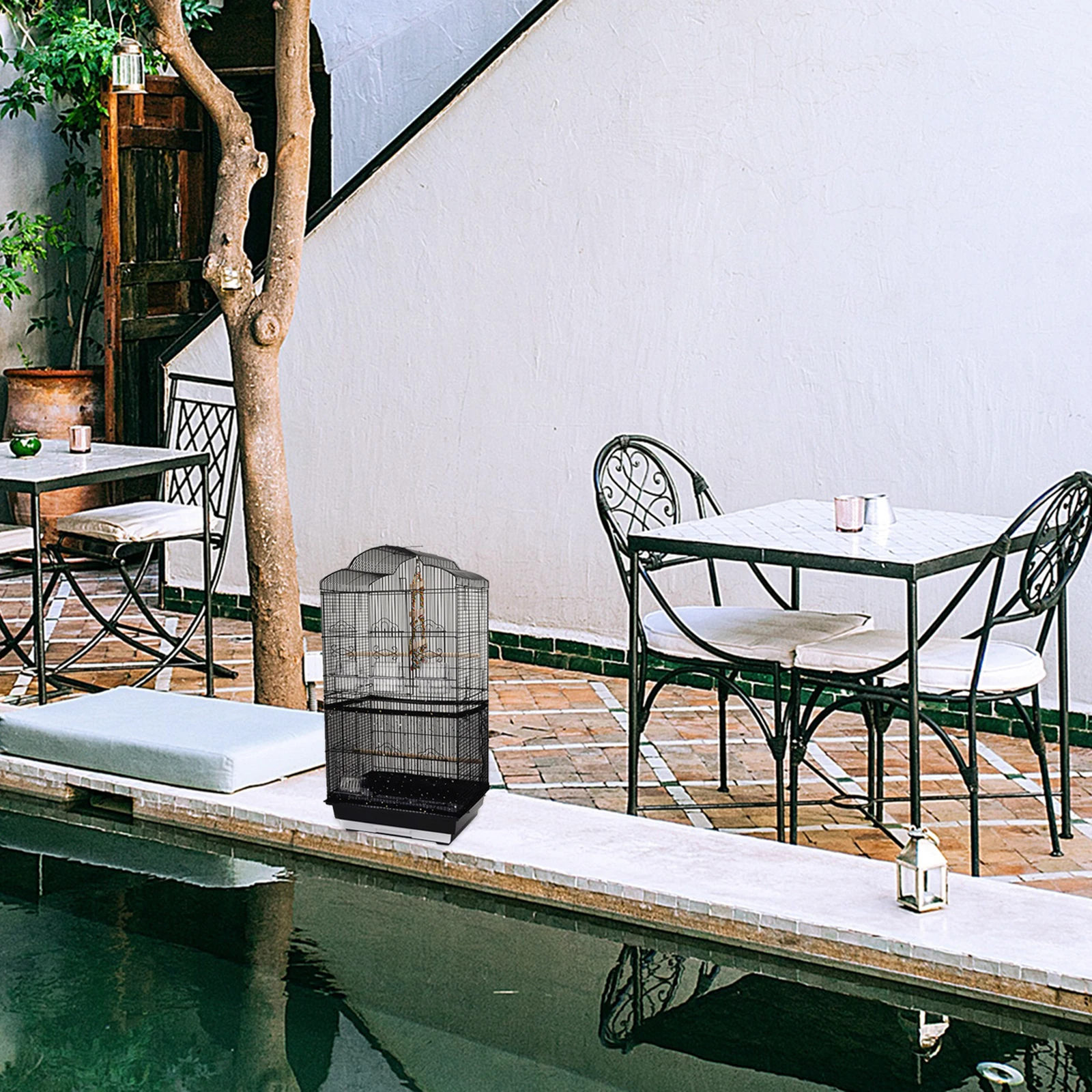 

Birdcage Protective Cover Mesh Netting Protector Flashing Dust Catcher Nets for Gauze Cages Covers