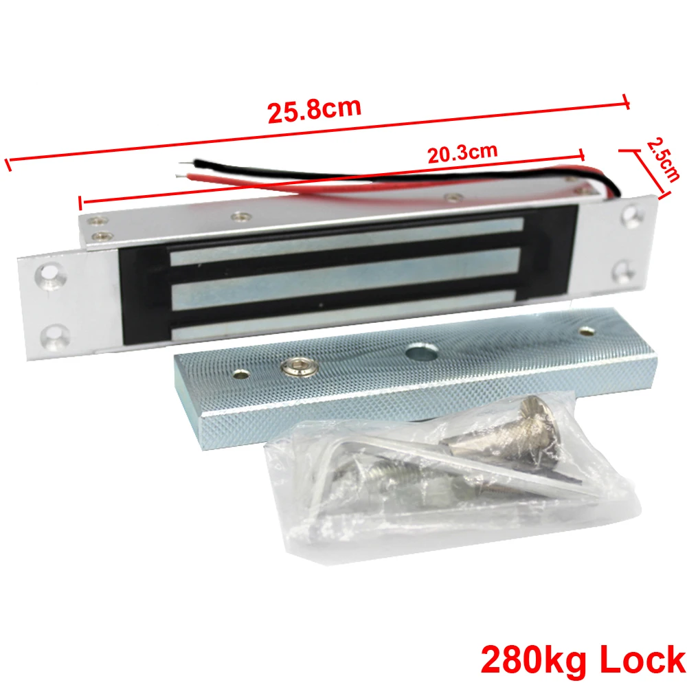 12V Electric RFID Door Magnetic Lock EMbedded Mount 350lbs 600lbs Hold Force  Access Control Electronic Lock fechadura eletrica