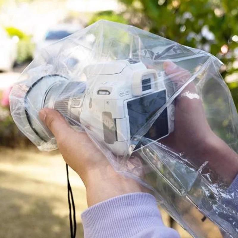 2 قطعة معطف واق من المطر مقاوم للماء كاميرا غطاء للمطر حقيبة حامي ل RI-5/RI-6/RI-S/RI-SF/RI-ST1 كاميرا غير نافذ للمطر اكسسوارات