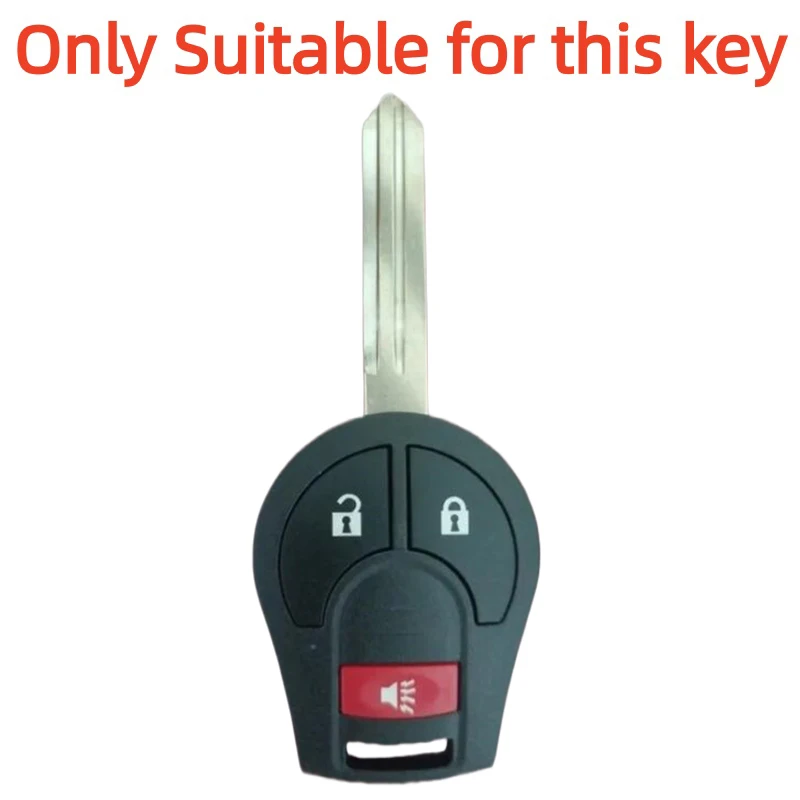 Silicone Car Remote 3 Button Key Case Cover for Nissan March Tiida Altima Armada Cube Juke Maxima Pathfinder Rogue Sentra Versa