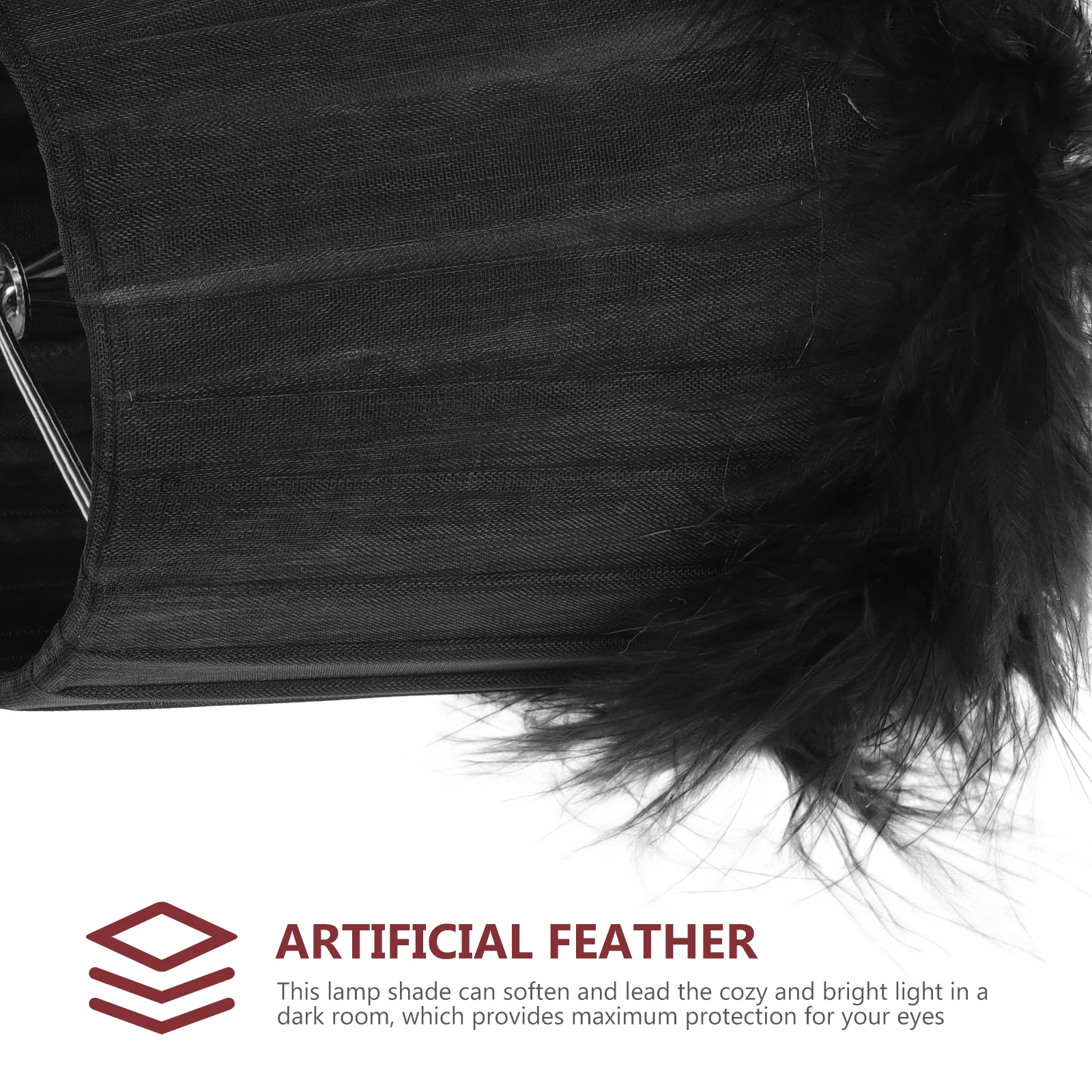 

1Pcs Lampshade Chic Style Decorative Light Cover Bedside Lamp Indoor Use Soft Light Accessory for Living Room Bedroom