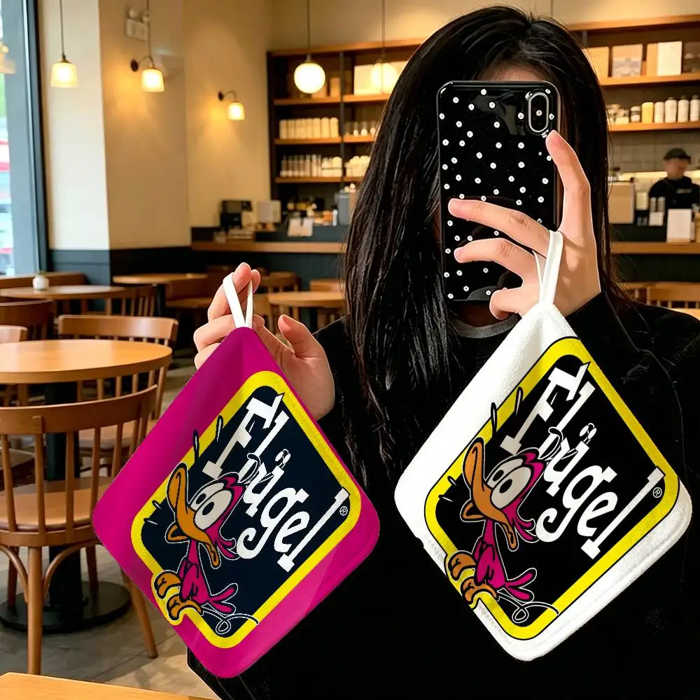 LOGO Flugels Drinking   Polyester Cotton Daily Towel Hanging Kitchen Hand Wiping Cloth Durable for Whole House Use