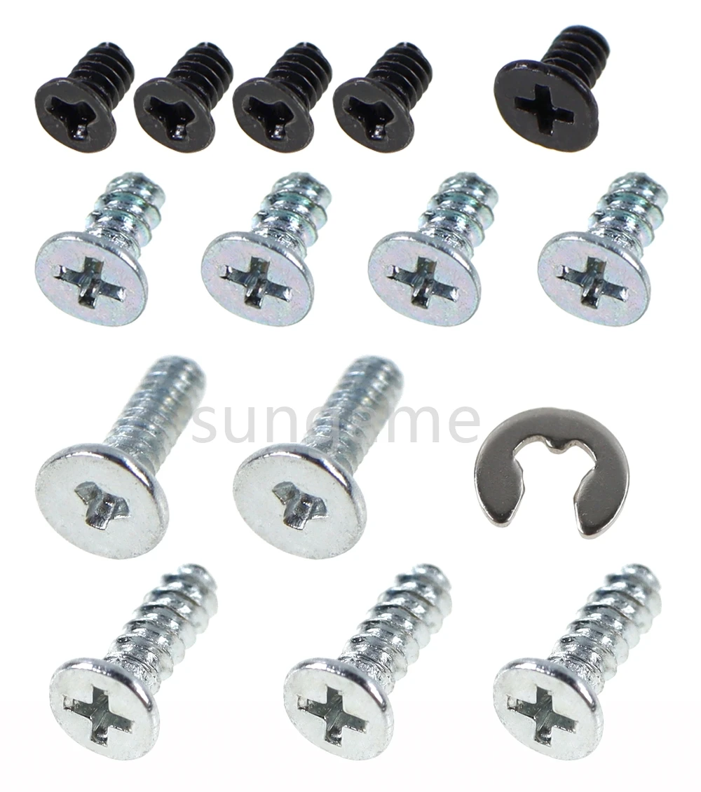 Parafusos Para Game Console GBM, Parafusos Conjunto Completo, Peças De Reparo, 1 Conjunto