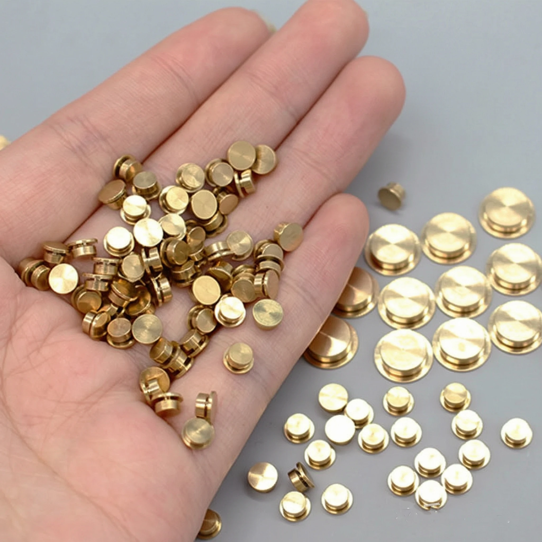 Miniature Brass Turntable Bearing DIY Jewelry Box Rotation Axis Micro Swivel Pivot Fittings Hardware Accessories