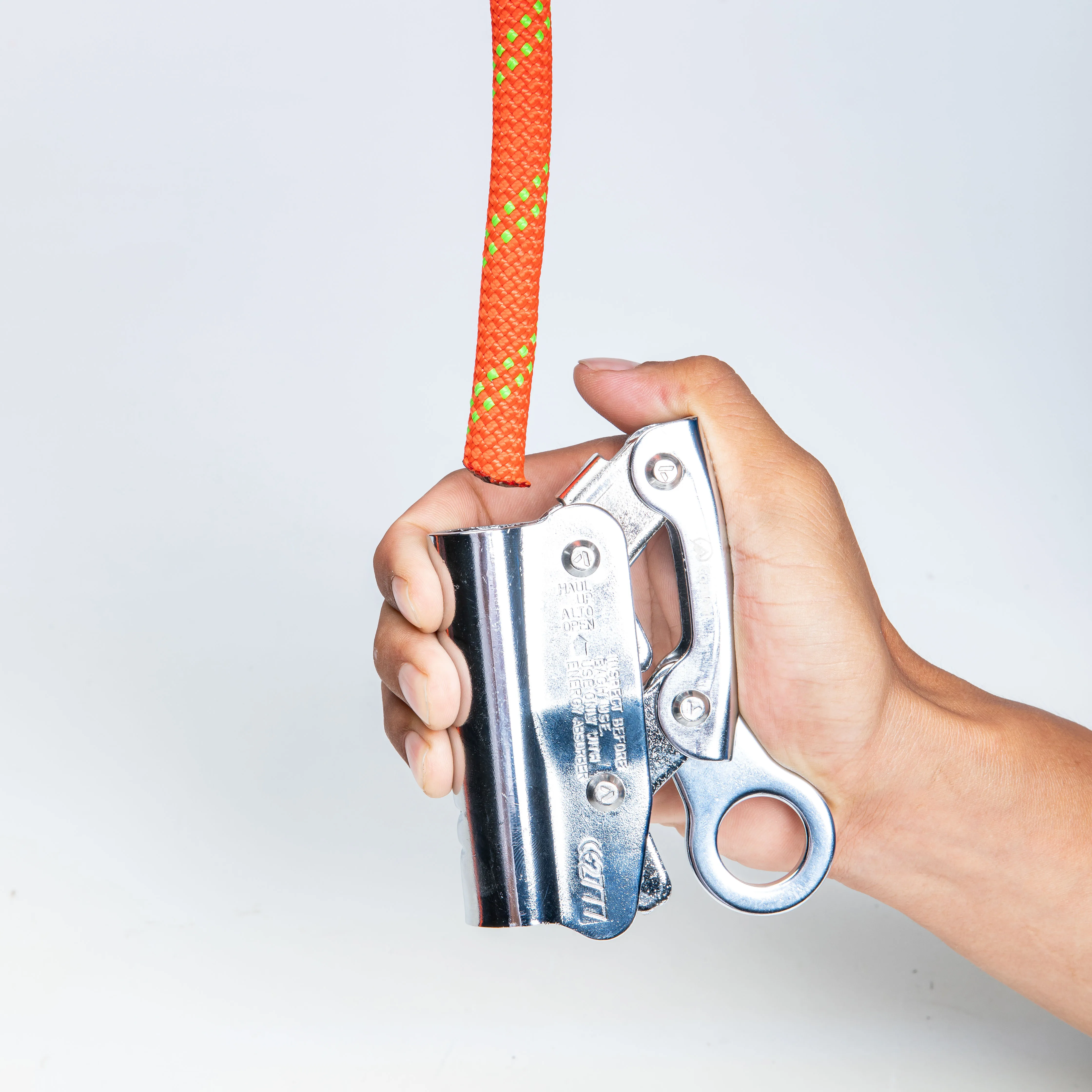 CE Устройство защиты от падения Lifelines Веревочный захват Защита от падения Веревочный захват для работы по высоте Альпинизм Спасательный движущийся страховочный захват