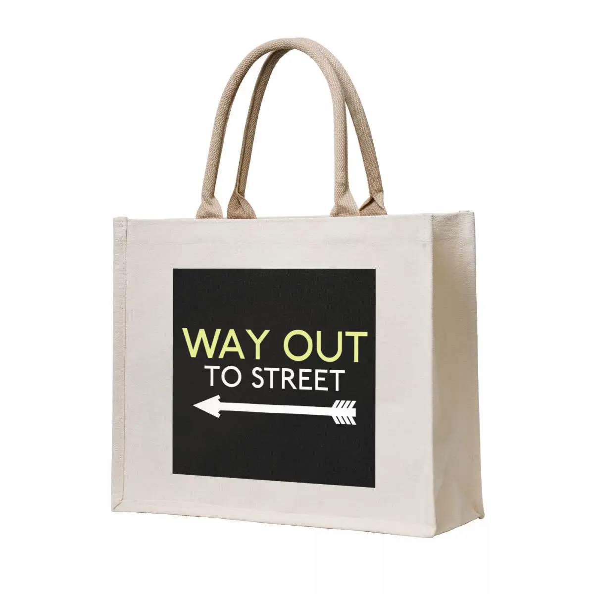 

London Transport Style - Way Out Sign Tote Bag tote bag university Woman shopper bag Women's bags