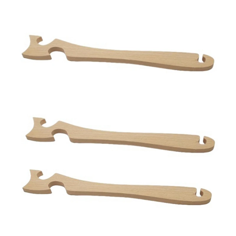 Estrattore per griglia del forno, gli accessori del forno sono realizzati in legno e lisci, il gancio per il forno ha una maggiore lunghezza della maniglia