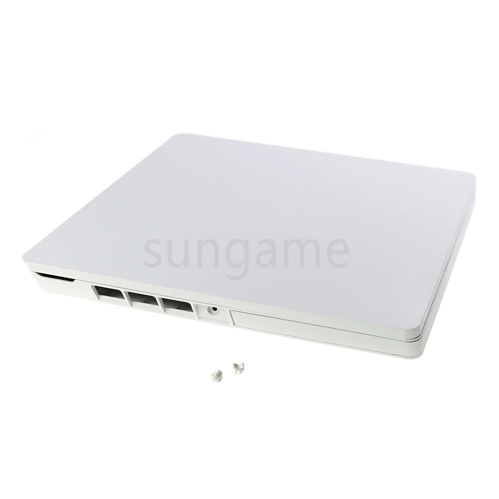 مجموعة واحدة كاملة لوحدة التحكم PS4 Slim 2000 باللون الأبيض مع الشعار