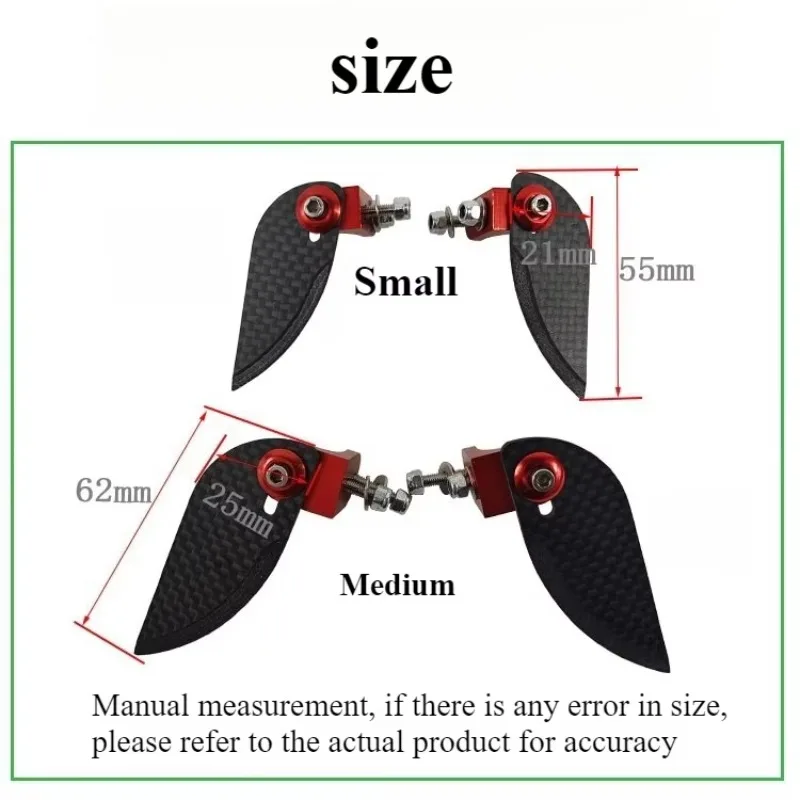زعانف انعطاف من ألياف الكربون عالية الدقة باستخدام الحاسب الآلي قابلة للتعديل لقارب RC #5