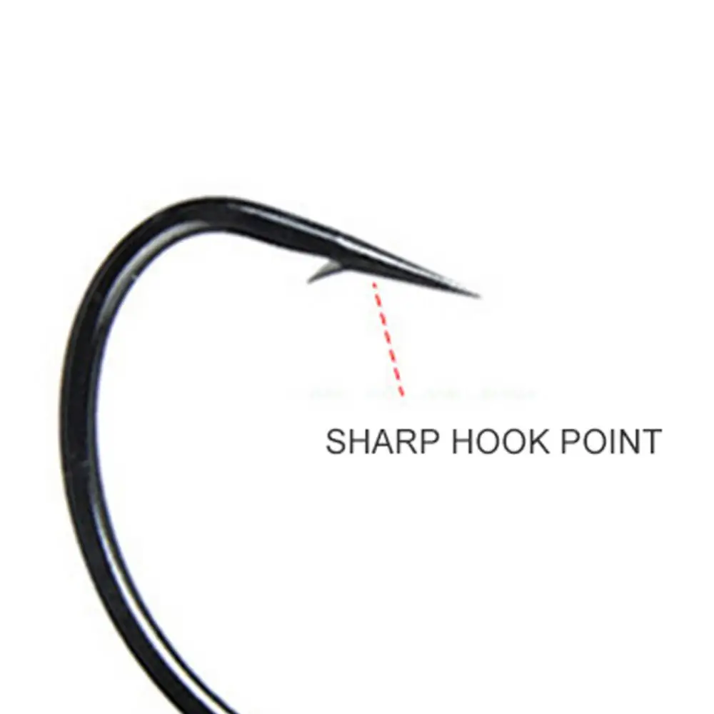 Exposed Jig Crank Head Barbed Hook 2g 3g 4g 5g 7g Crank Offset Fishing Hook Fish Hook Fit for Texas Rigs Fishing Tackle Fishhook