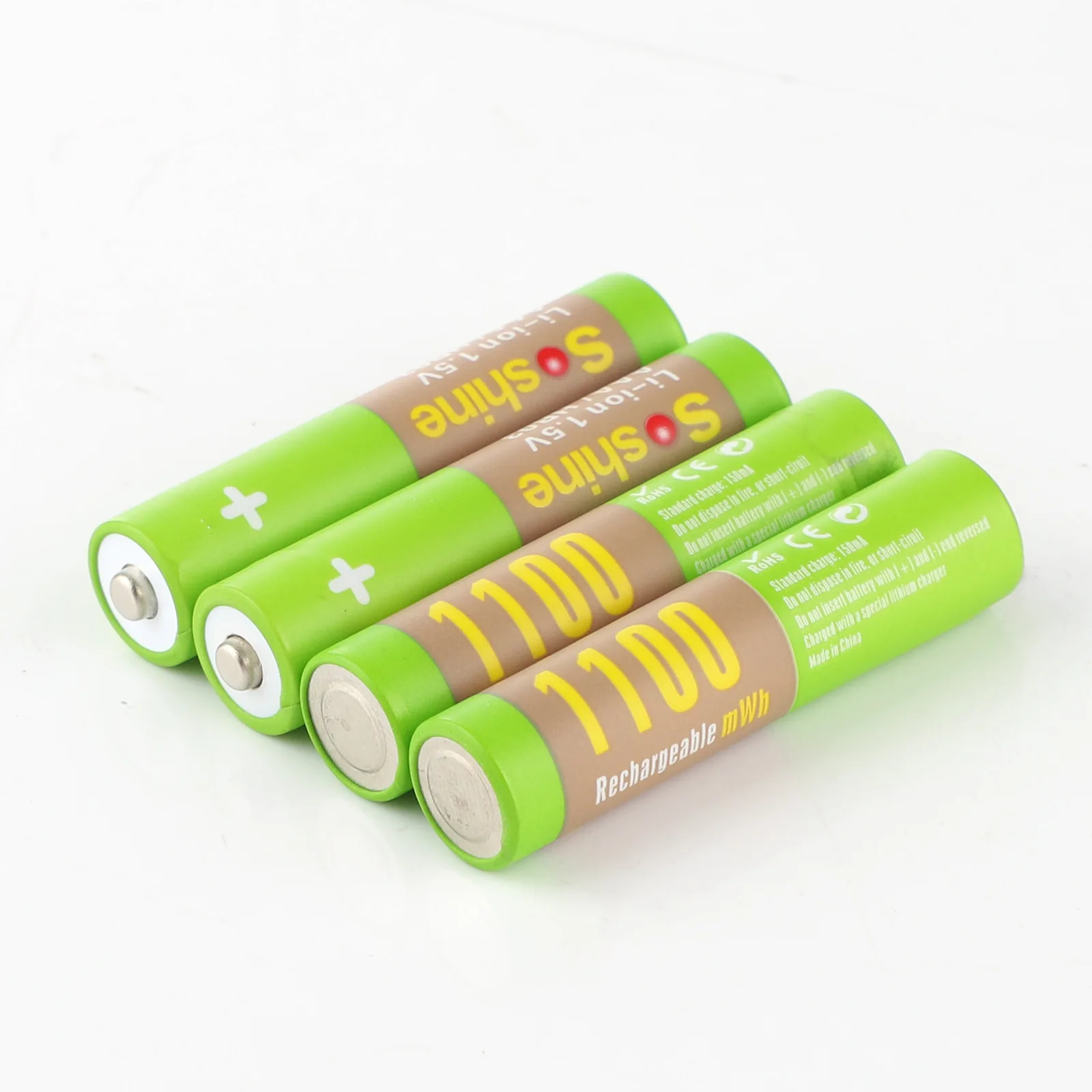 City Tree AAA Rechargeable Battery 1.5V Li-ion 1100mWh 1.5 Volt Lithium Liion Li ion 3A AAA Batteries for Toys Clock Flashlight