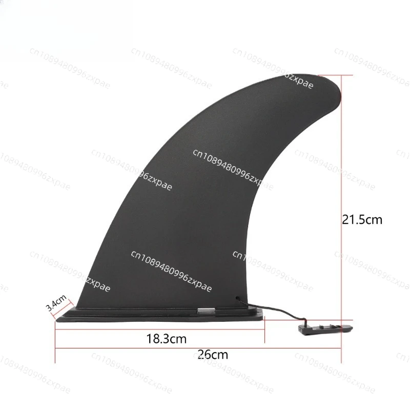 Surfboard paddle board snap-on caudal fin inflatable boat slide-in large fin removable water separator tail rudder