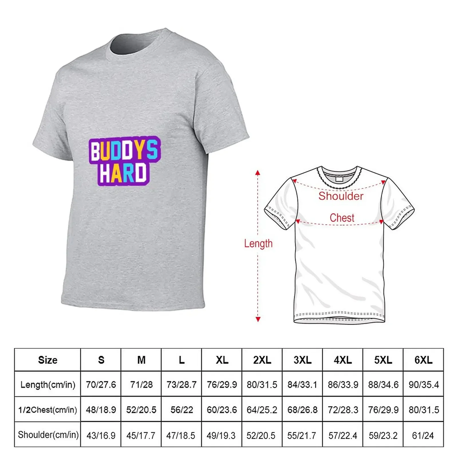 Buddy's Hard T-Shirt sweat shirt sports fan t-shirts funny t shirt men graphic t shirts