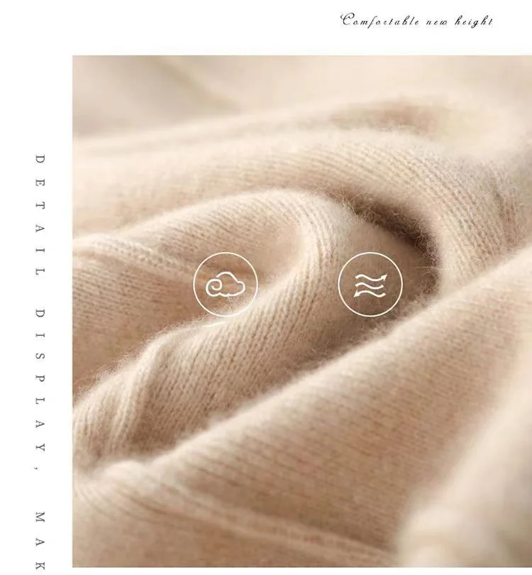 Women's 100% Pure Wool Slim Pants High Waist Autumn and Winter Cashmere Casual Knitted Pencil Pants Korean Thick Casual pants
