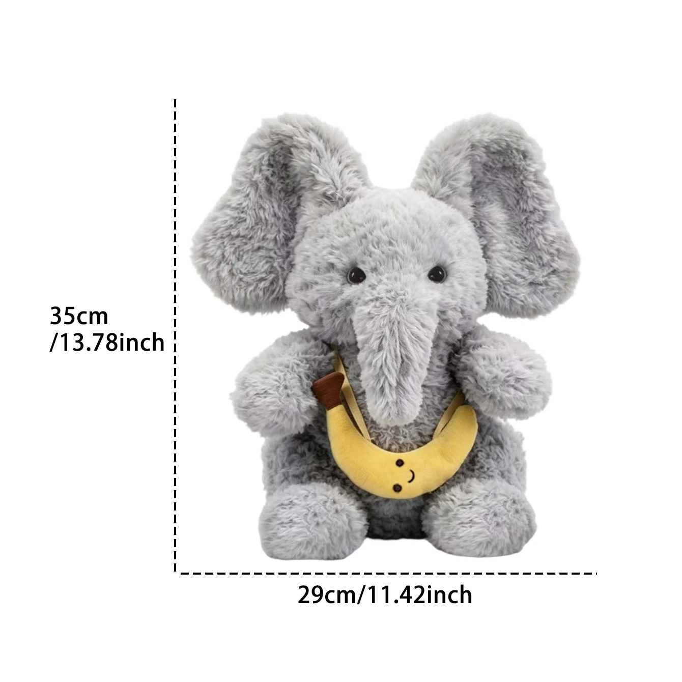 Children's Plush Musical Electric Elephant Toy As A Birthday Gift With Multiple Fun Modes Of Interaction.