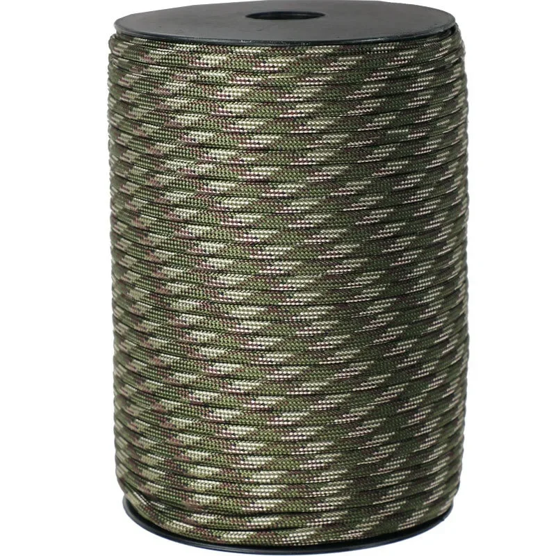 9-Adriges 120-Paracord-Seil 100M 328FEET Durchmesser 4mm für Outdoor-Camping, Survival-Lanyard, Fallschirmseil, Wandern, Zeltzubehör – Detail 12