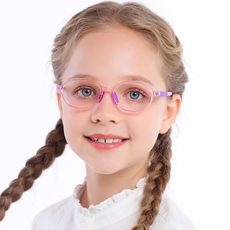 

New TR90 Color Children's Glasses Student Glasses Frame Prescription Custom Glasses Anti-Blue Light Anti-UV