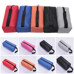 Hand Tool Bag Thick Canvas Bag for Small Tools Screwdriver Wrench Tweezers Drill Bit Organizer Bag Waterproof Zipper Pouch