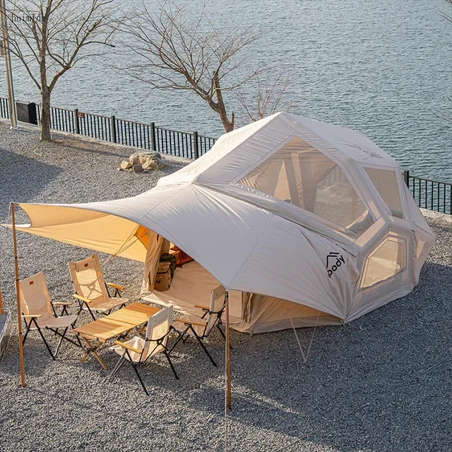 Coody Bestona Air Tent-Beige Four Season Outdoor Family Portable Glamping Outdoor Camping Tent Inflatable Tent