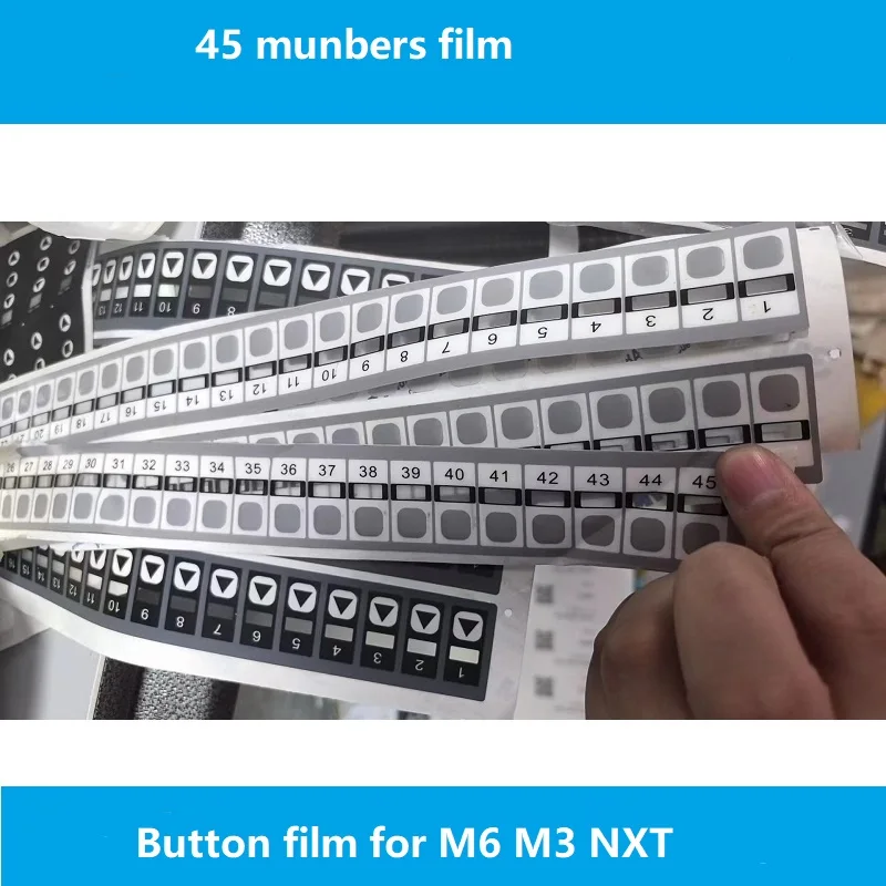 Button film for M6 M3 NXT chip mounter Keyboard protective film for Fuji pick and place machine SMD SMT spare parts