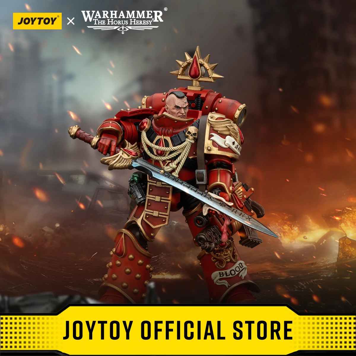

JOYTOY Warhammer 40k 1/18 Фигурки аниме 12,6 см Blood Angels Raldoron First Captain of the Blood Angels