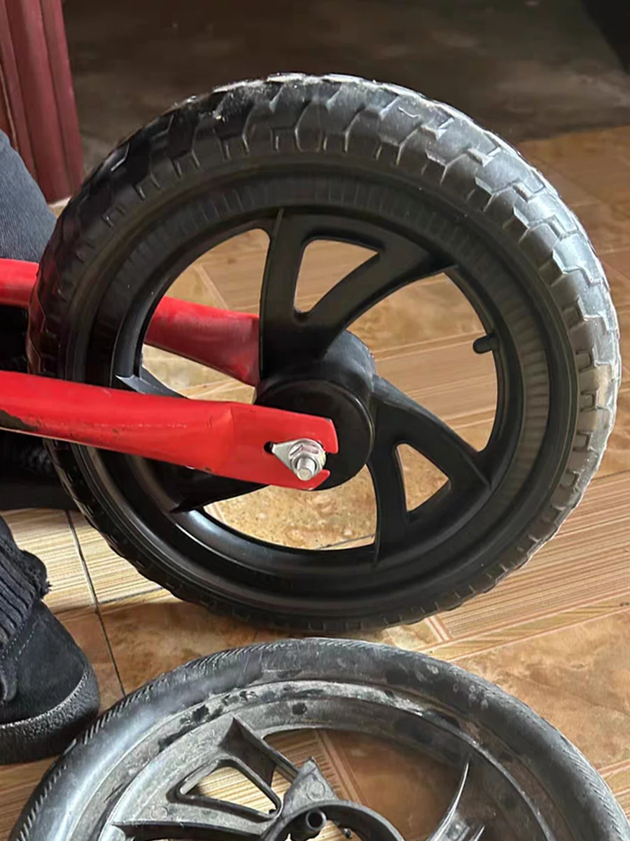 AliExpress NONE 2-pack assembly balancing bike replacement roller skate wheel accessory solid EVA foam wheel airless bicycle wheel accessory pla