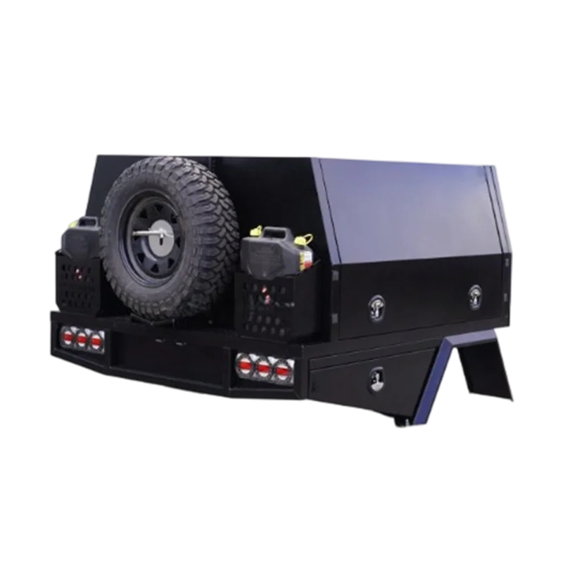 CUSTOM and WATERPROOF ALUMINUM UTE CANOPY TRUCK TOOLBOX for PICKUP