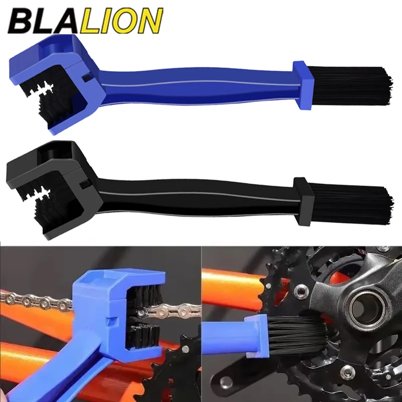 BLALION Motorcycle Bicycle Chain Cleaner Chain Brush Mountain Road Motorbike Cycling Flywheel Brush Cleaning Tool Accessories