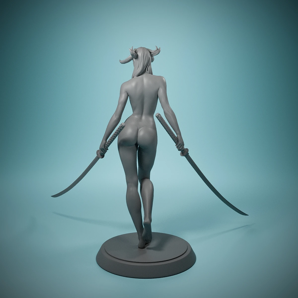 Succubus_Sexy_Wingless-3D Harz Miniaturen-Tabletop Gaming Schach Miniaturen-ideal für taktische Gaming Rollenspiele-Geschenk für Jungen