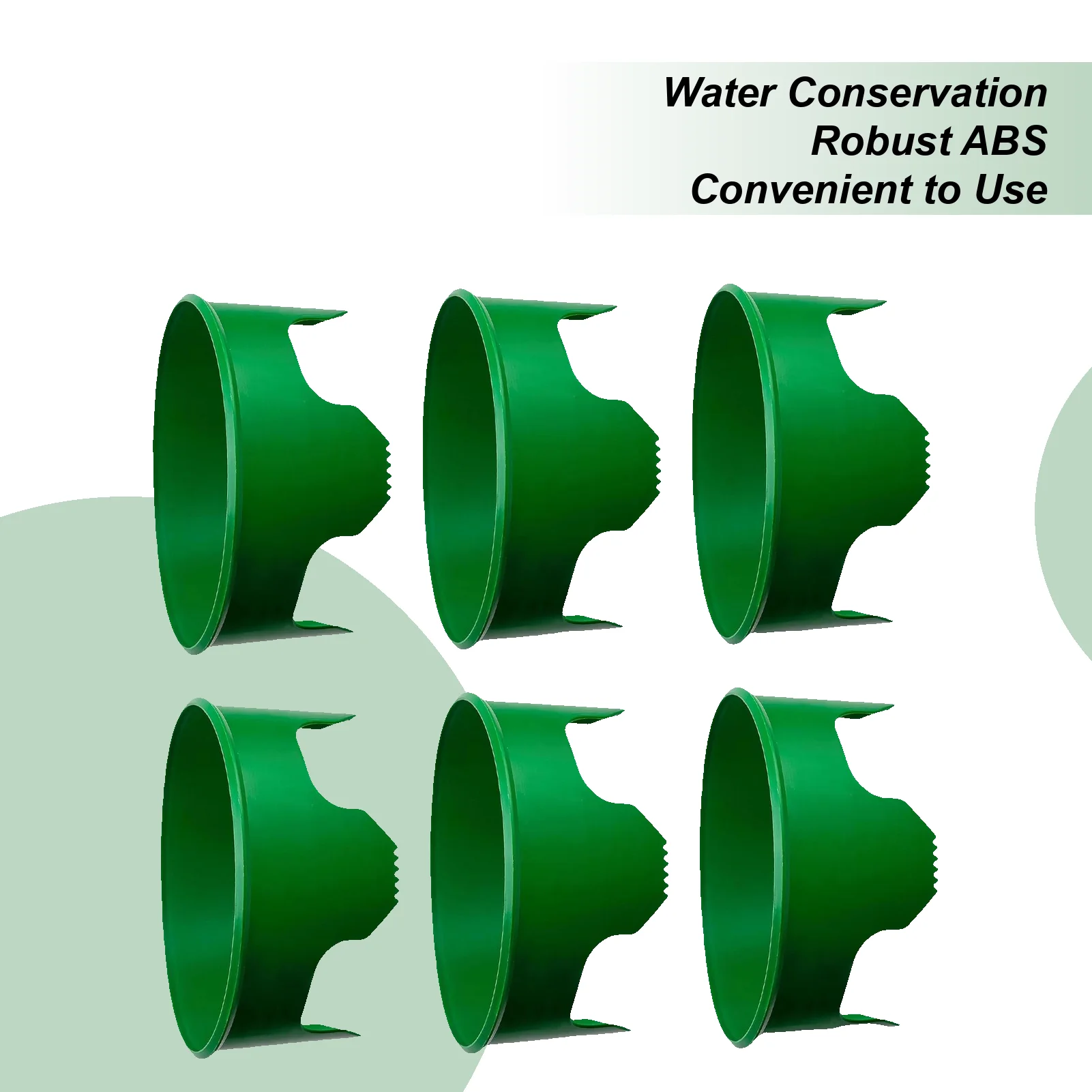 

Planting Rings For Garden 6 Pieces Water Saver Collars Round Grow Rings For Outdoor Lawn Yard Greenhouse Vegetable Shrub Flower