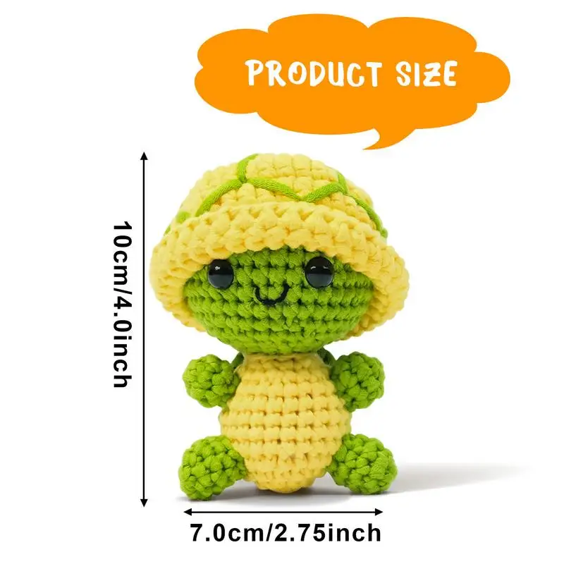 Kit de Crochet Animal pour Débutants, Crochet de Fil, Kit de Démarrage avec Vidéo Étape par Étape