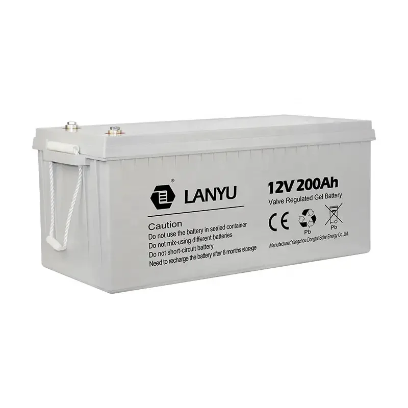 Deep Cycle Solar Storage GEL Battery  Factory in Stock MOREL Lead-Acid Battery 12V 200AH 250ah