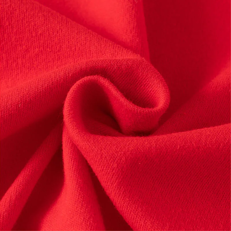 2026 ربيع الخريف طفلة الصبي الاشياء لطيف النمط الصيني الأحمر السنة الجديدة قميص قطني بكم طويل حللا رومبير الوليد الملابس B172