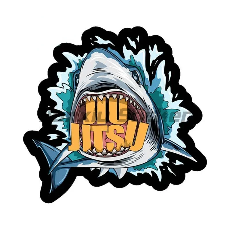 

Jiu Jitsu Car Sticker Decor Motorcycle SUV Trunk Guitar Laptop Vinyl PVC Decal Car Decoration Accessories