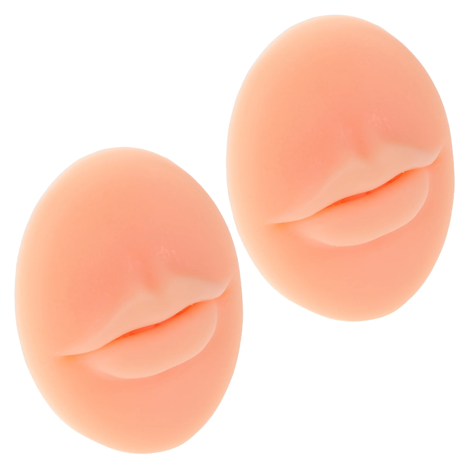 

2Pcs Professional Fake Lip Practice Kit Realistic Simulation Mouth Mold for Tattooing Beauty Salon Use Multifunctional Soft