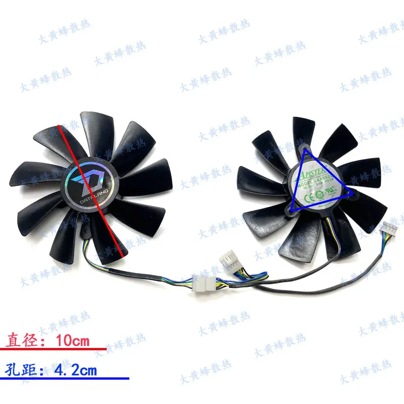 New for DATALAND RX5500XT RX5600XT RX5700 RX5700XT X-Serial Graphics Video Card Cooling Fan GAA8S2U