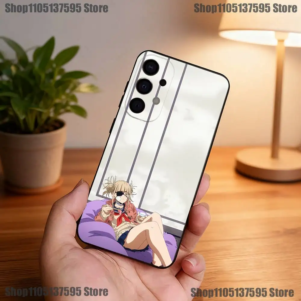 Custodia per telefono Anime Toga Himiko per Samsung S25,S24,S21,S22,S23,S30,Ultra,S20,Plus,Fe,Lite,5G Cover nera