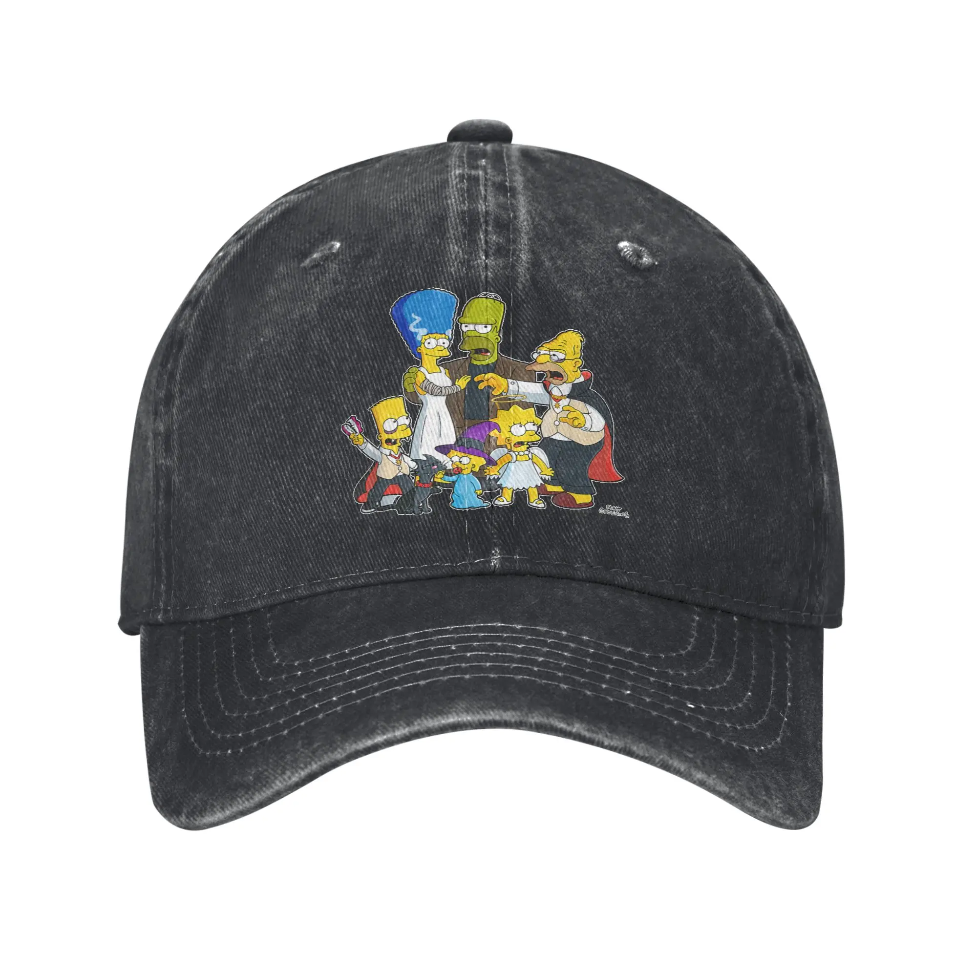 The S-simpson Family Treehouse of Horror Casual Baseball Cap For Women Men Summer  Kpop Rock Trucker Hat y2k Retro Baseball Caps