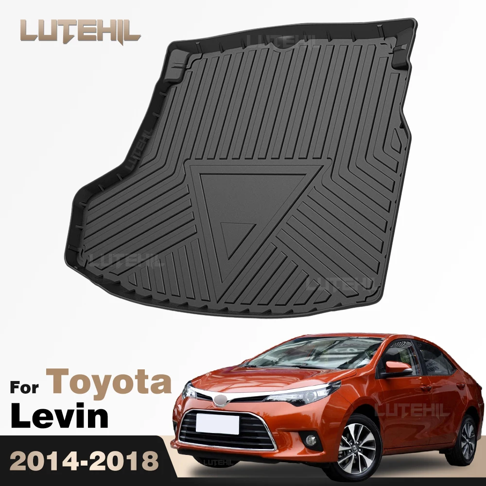 For Toyota Levin 2014-2018 2015 2016 2017 TPE Trunk Mat Cargo Liner Protective Cover Pads Waterproof Accessories