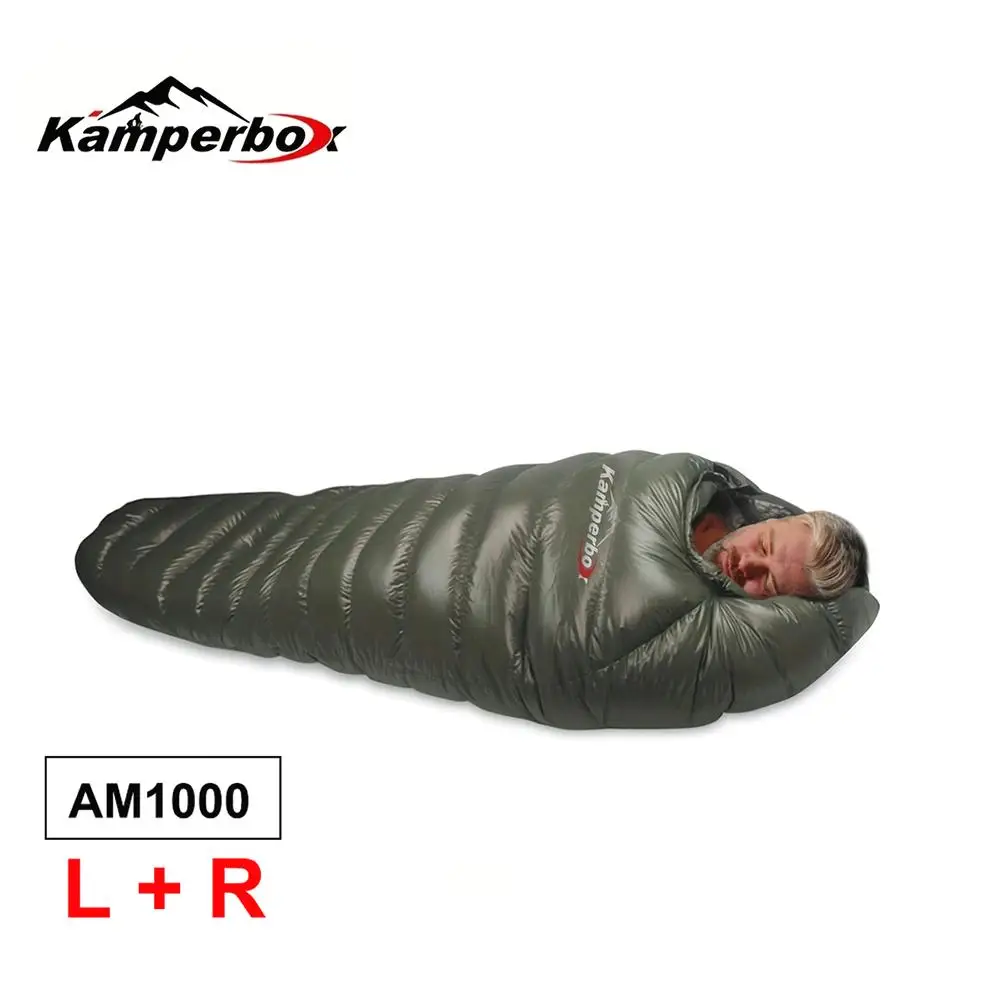 Kamperbox Waterproof Winter Sleeping Bag - Outdoor Camping Down Bag for Warmth