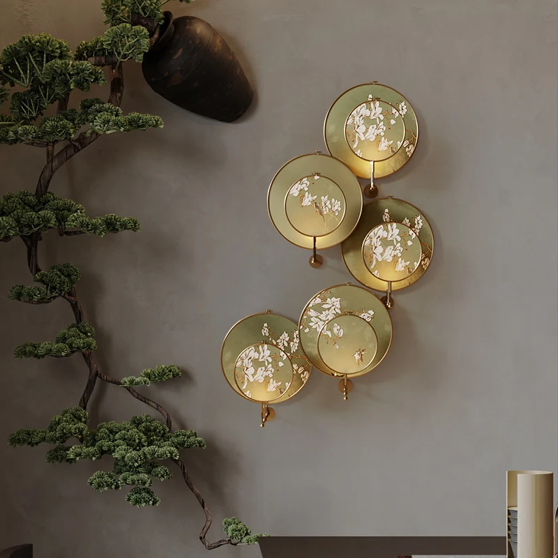 

New Chinese-style small chandelier designer hot pot restaurant light bar counter Zen study entrance custom Chinese style wall la
